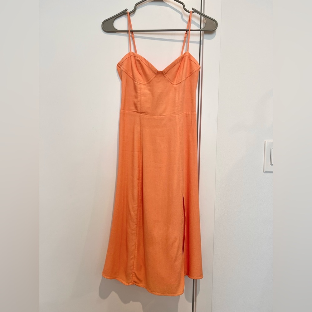 Sunday Best | Viola Midi Dress, Sunny Apricot, XS